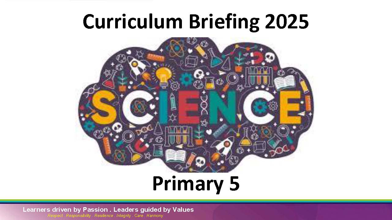 2025 Curriculum Briefing_P5 Science